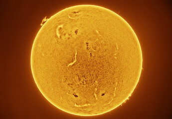 2026 Total Solar Eclipse - Chromosphere in Halpha © Azathoth Pics