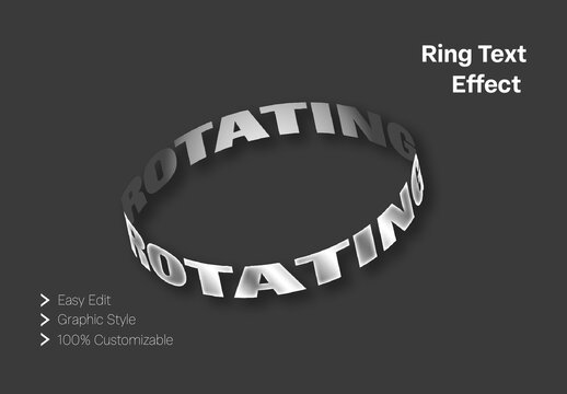 Ring Text Effect