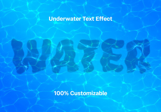 Underwater Text Effect