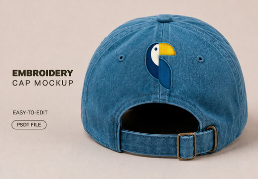 Embroidery Cap Mockup