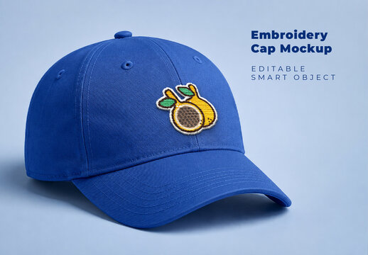 Embroidery Cap Mockup