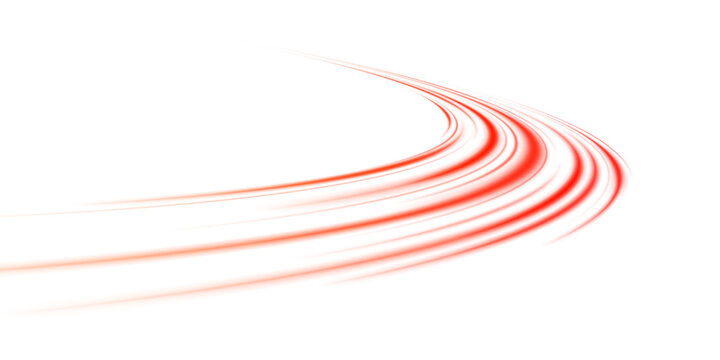 Bright light trails with radiant beams and blurred shine.