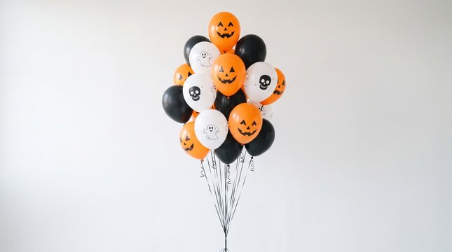 scary air balloons decoration for halloween party