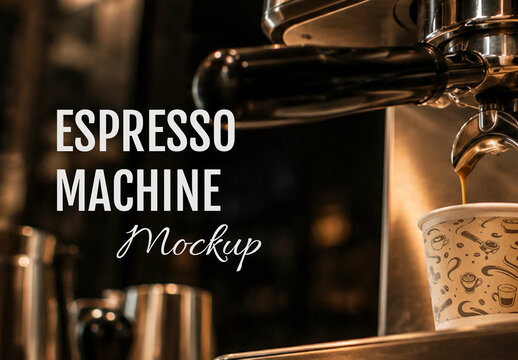 Espresso Machine Mockup