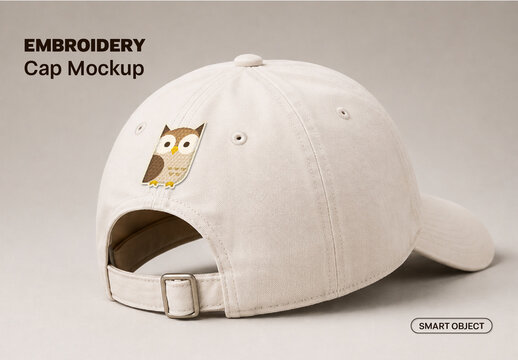 Embroidery Cap Mockup