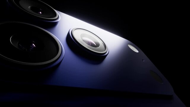 Close up of smartphone camera module