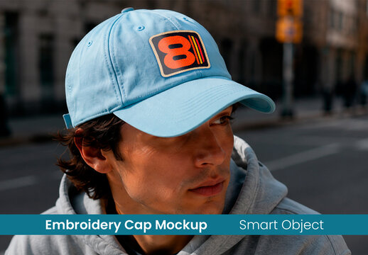 Embroidery Cap Mockup