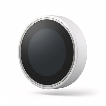modern smart thermostat and climate control device isolated product illustration - ai generated