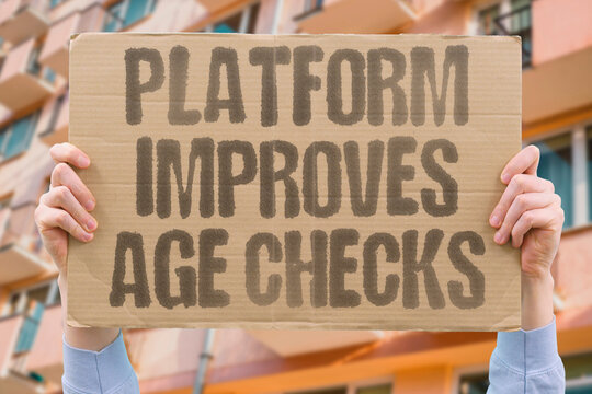 "Platform improves age checks" Platform improves age checks after fine. VERIFICATION. OVERHAUL. ONLYFANS. AGE. IMPROVES.