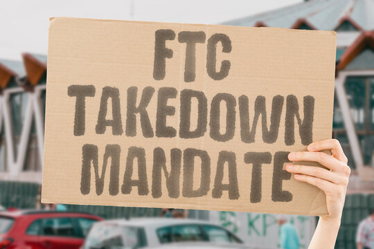 "FTC takedown mandate" Platforms must remove NCII within two days. FTC. TAKEDOWN. MANDATE. DEADLINE. NCII.