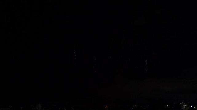 打ち上げ花火・花火大会イメージ（音声あり）