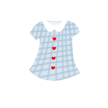 Cute Children&rsquo;s Clothing Collection Isolated on Transparent Background