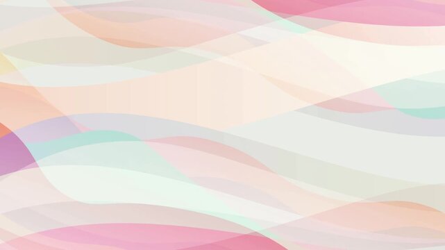 Abstract Soft Pastel Wave Pattern 4K