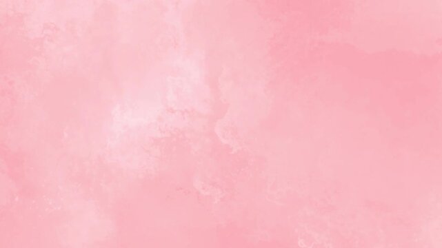 Coral blush watercolor wash on a pale pink background in motion.
