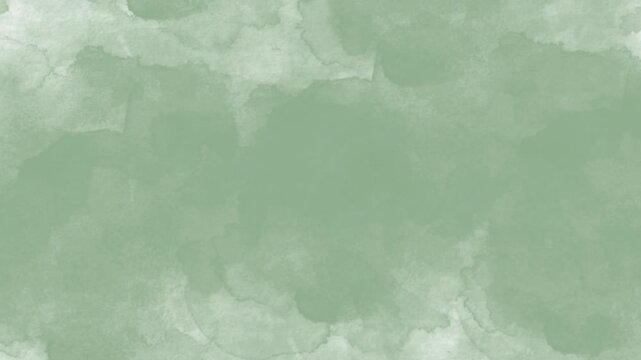 Sage green watercolor wash with cloudy painted texture in motion.
