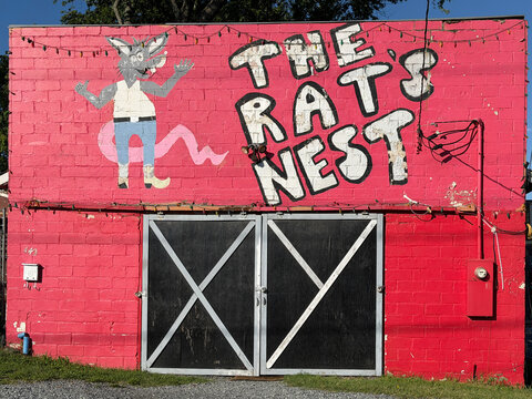 The Rat's Nest secondhand clothing store in NODA in Charlotte, NC