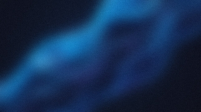 Blue grainy gradient background with abstract dark cyan noise texture and lo-fi aesthetic for digital design and ethereal web wallpaper.