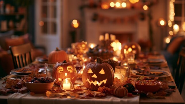 Halloween night dinner