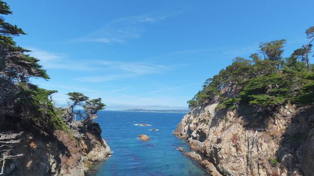 View of Point Lobos, California,