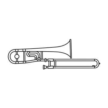 Trombone outline
