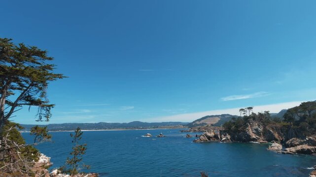View of Point Lobos, California,