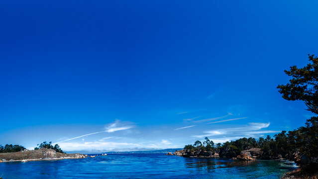 View of Point Lobos, California,