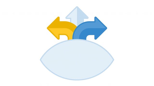 Animated visual perception icon