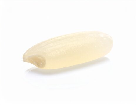 Rice isolated on white background, clipping path, full depth of field