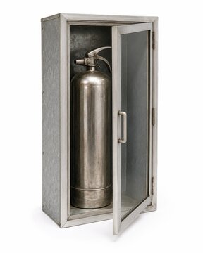 Vintage Fire Extinguisher Cabinet