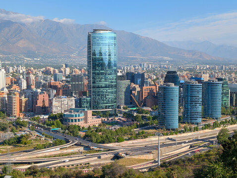 highway overpasses roads Santiago Chile