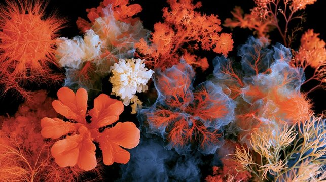 Measles Virus Pleomorphic Filaments Dreamcore Fantasy