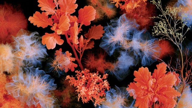 Measles Virus Pleomorphic Filaments Dreamcore Fantasy