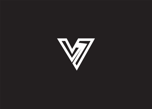 V Letter  logo vector template. Creative V  initial logo design 