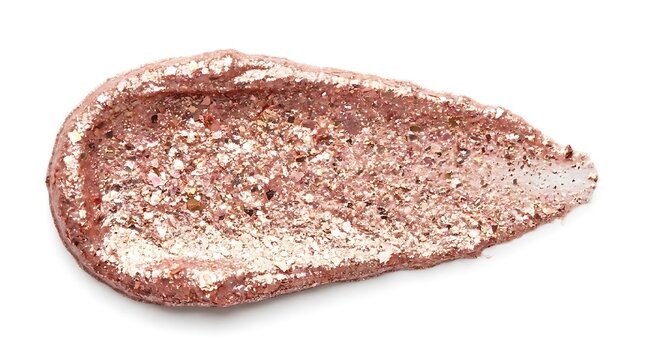 A smear of cosmetic skincare essential oil made from natural ingredients for beauty and wellness