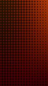 Vertical Dark Red Halftone Dot Pattern Animated Looping Background