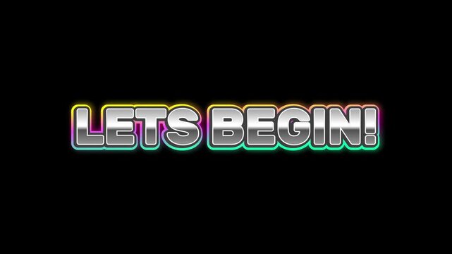 Let's Begin! A Motivational Message for Starting New Projects and Embracing Opportunities for Success