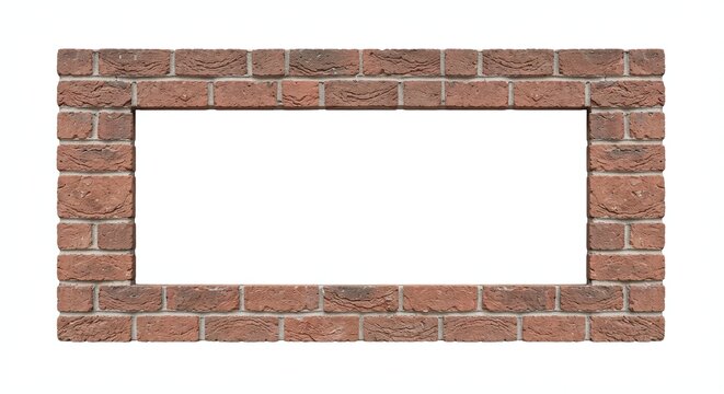 isolated white background, modern frame design for your works, text frame, image frame