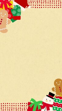 Christmas Decorative Background (Vertical 9:16)