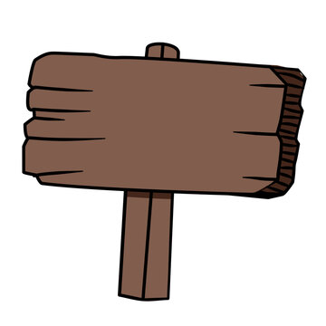 Wooden sign 