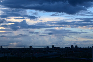 Fototapeta premium 夕方の北の空