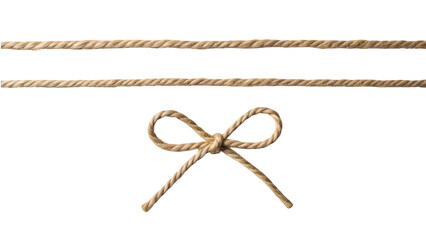 Brown rope with decorative bow knot © Faisal Ahmed