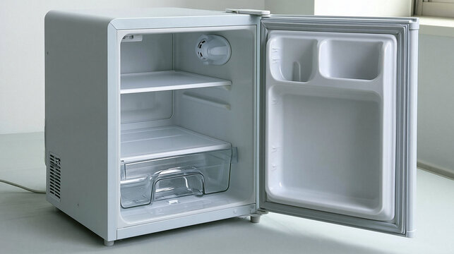Mini Fridge Open