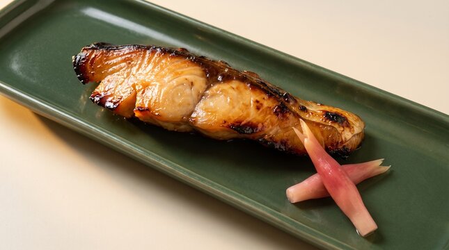 Grilled sablefish with saikyo miso