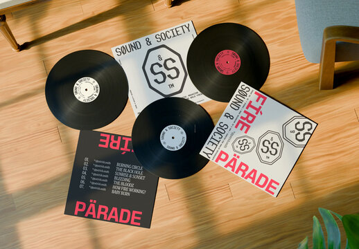 Vinyl Packaging Mockup