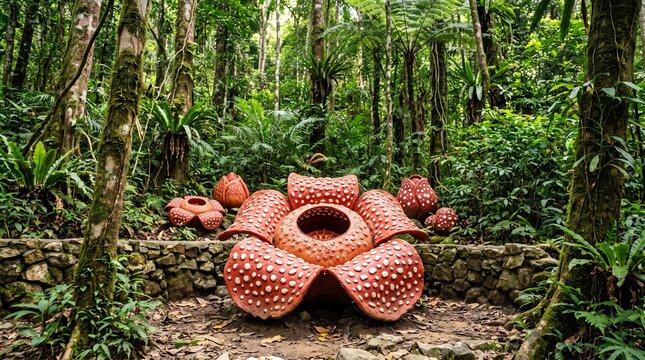 Rafflesia arnoldii flower bud