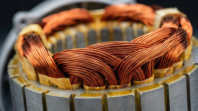 Copper electric motor winding supports sustainable energy drivetrain research