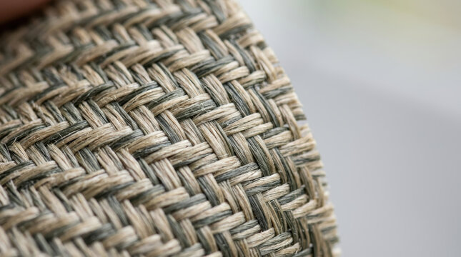 Sustainable energy research highlights natural fiber drivetrain texture with tactile woven surface and organic material detail for clean mobility