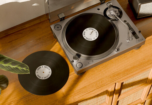 Vinyl Mockup