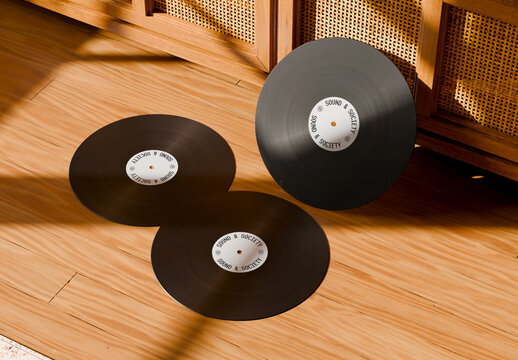 Vinyl Record Mockup