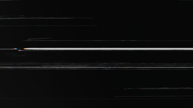 Grunge analog CRT error screen with bold text, scanlines and digital distortion effect
